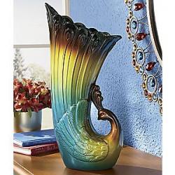 Peacock Vase