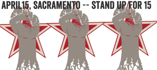 Stand Up For 15 logo