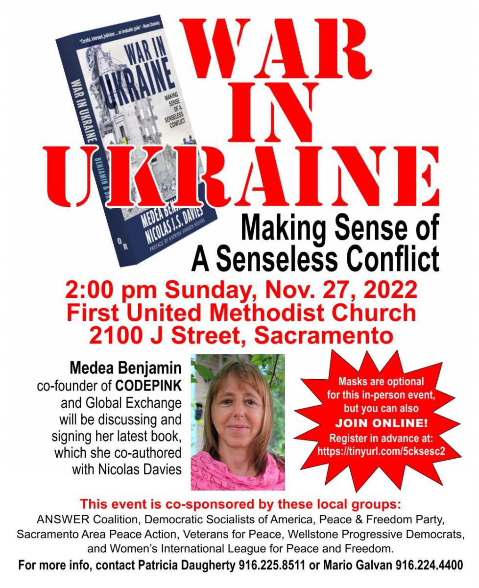War in Ukraine with Medea Benjamin